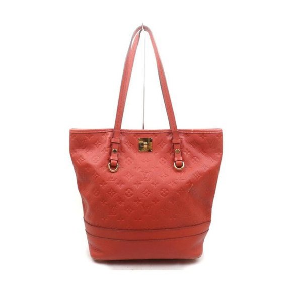 Louis Vuitton Citadine Pm Red Monogram Empreinte Leather Shoulder Bag - Picture 2 of 12